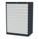 STIER Schubladenschrank mit 11 Schubladen BxTxH 900x575x1220 mm-2