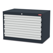 STIER Schubladenschrank mit 5 Schubladen BxTxH 900x575x620 mm