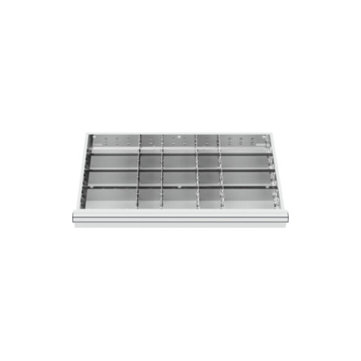 STIER Schubladenschrank mit 7 Schubladen BxTxH 900x575x1020 mm inkl. Einteilungsset