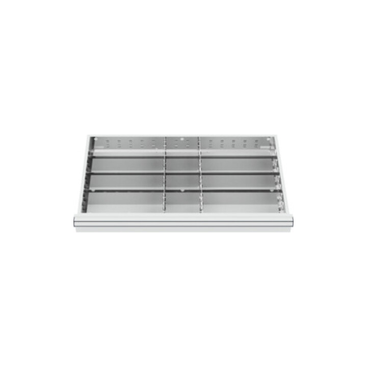 STIER Schubladenschrank mit 7 Schubladen BxTxH 900x575x1020 mm inkl. Einteilungsset