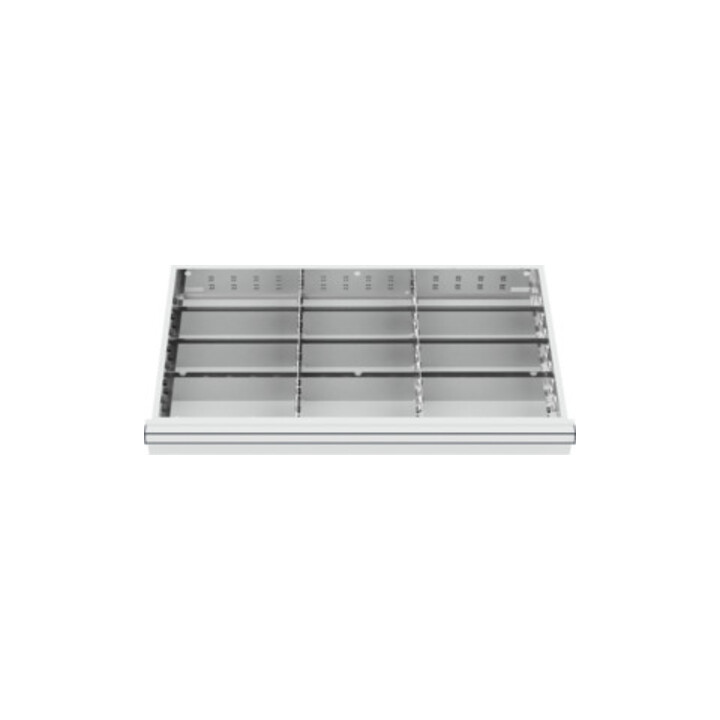 STIER Schubladenschrank mit 7 Schubladen BxTxH 900x575x1020 mm inkl. Einteilungsset