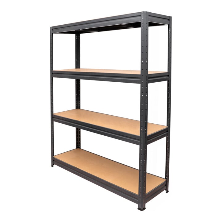Set STIER Schwerlast-Fachbodenregal Fachlast 600kg + STIER Systainer II Black Edition + STIER Systainer III Black Edition + STIER Systainer IV Black Edition