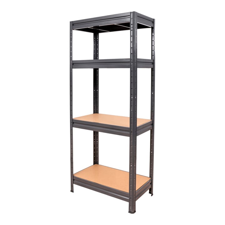 Set STIER Schwerlast-Fachbodenregal Fachlast 600kg + STIER Systainer II Black Edition + STIER Systainer III Black Edition + STIER Systainer IV Black Edition