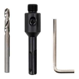 STIER SDS-Plus-adapter 1/2" 20 UNF voor gatzagen 14-32 mm incl. inbussleutel