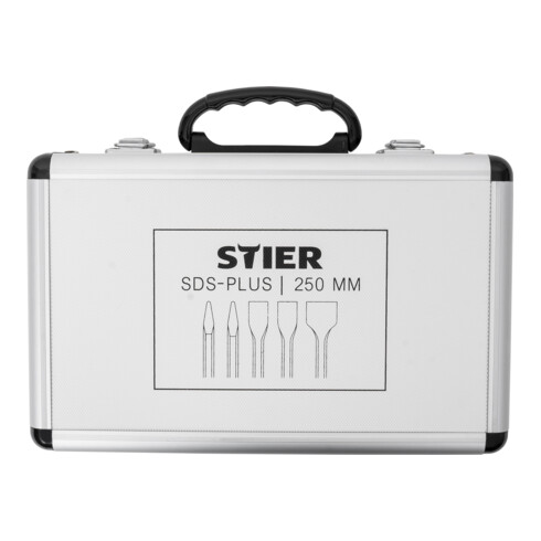 STIER SDS-Plus jeu de ciseaux 5 pièces 250mm