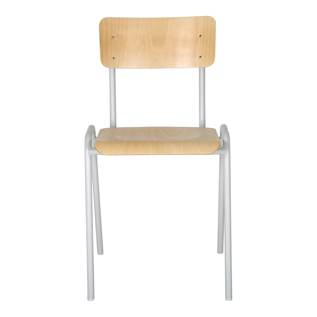 STIER Sedia sovrapponibile, faggio, 450 x 385 x 390 mm
