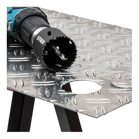 STIER Sega a tazza HSS-Co8 bimetallo 82 mm