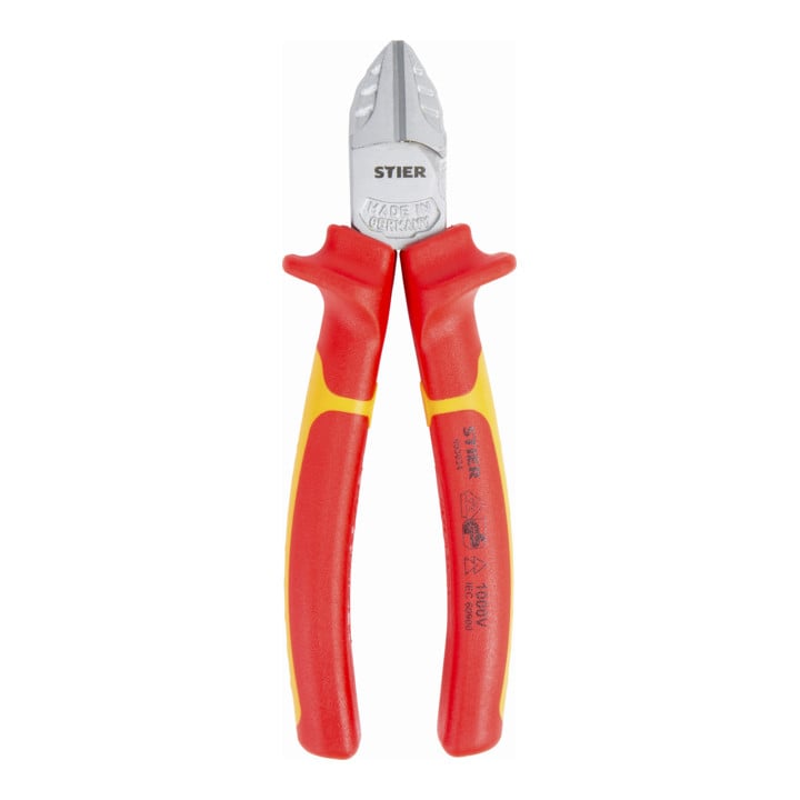 Set STIER Seitenschneider 160 mm VDE-geprüft + Telefonzange gerade 205 mm VDE-geprüft + Kraft-Kombinationszange 180 mm VDE-geprüft
