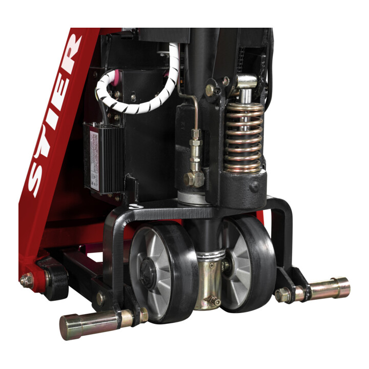 STIER Semi-Elektro-Scherenhubwagen EZX-15 Tragkraft 1500kg Gabellänge 1170mm