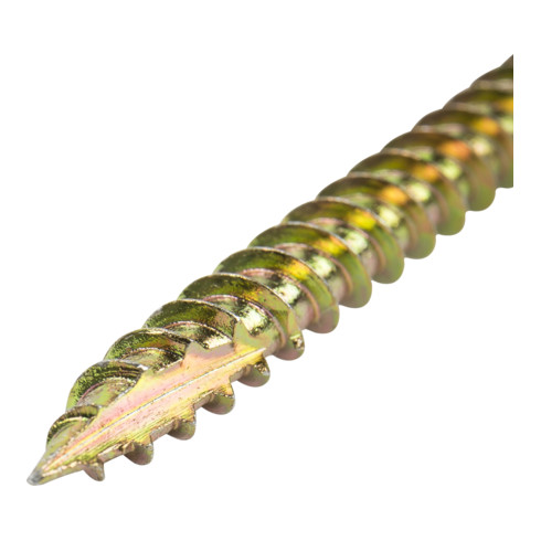 STIER Senkkopf-Spanplattenschraube 4x40 Stahl galvanisch verzinkt gelb TX 20