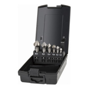 STIER Set da 6 punte coniche per smussare e sbavare gambo cilindrico-1
