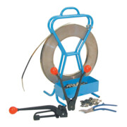 Stier Set de cerclage portable en bande d'acier, 16 mm