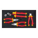 STIER Set de pinces isolation de protection atelier électrique 4 pièces certifié VDE