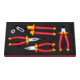 STIER Set de pinces isolation de protection atelier électrique 4 pièces certifié VDE