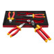 STIER Set de pinces isolation de protection atelier électrique 4 pièces certifié VDE