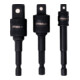 STIER Set di adattatori per bussole 1/4" + 3/8" + 1/2"-1