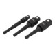 STIER Set di adattatori per bussole 1/4" + 3/8" + 1/2"-2
