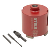 STIER Set di carotatori per prese elettriche M16 esagono 82 mm