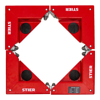 STIER Set di carrelli angolari carico massimo