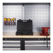 STIER Set di chiavi a bussola e bit, 1/2 pollice, 1/4 pollice, ISK/TX, 42 pezzi-2