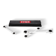 STIER Set di chiavi a cricchetto con doppio anello tipo forte e speciale 4-in-1, 8 - 18 mm, 3 pezzi-2