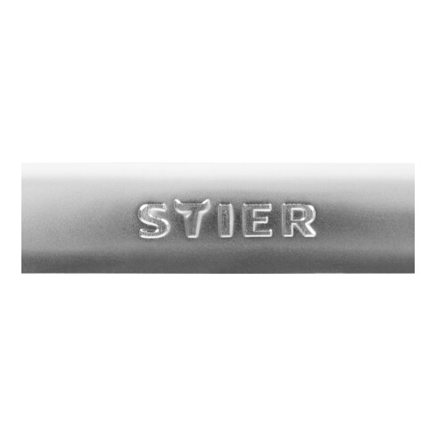 STIER Set di chiavi a cricchetto con doppio anello tipo forte e speciale 4-in-1, 8 - 18 mm, 3 pezzi