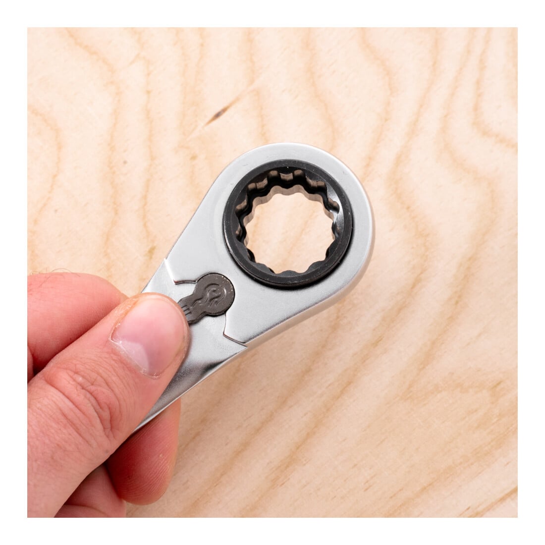 STIER Set di chiavi a cricchetto con doppio anello tipo forte e speciale 4-in-1, 8 - 18 mm, 3 pezzi