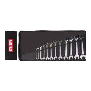 STIER Set di chiavi a forchetta doppia apertura chiave 6 - 32 mm 12 pezzi