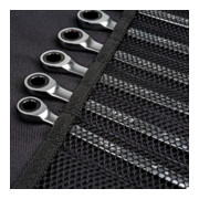 STIER Set di chiavi combinate a cricchetto, apertura chiave 8 - 19 mm, 12 pezzi-2
