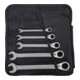 STIER Set di chiavi combinate a cricchetto reversibili apertura chiave 8 - 19 mm 5 pezzi-1
