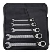STIER Set di chiavi combinate a cricchetto reversibili apertura chiave 8 - 19 mm 5 pezzi-1