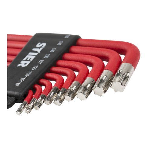 STIER Set di chiavi maschio piegate TX TX10 - TX50 9 pezzi