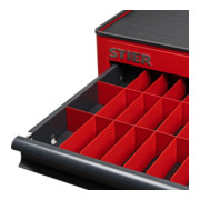 STIER Set di divisori per cassetti per carrello per officina