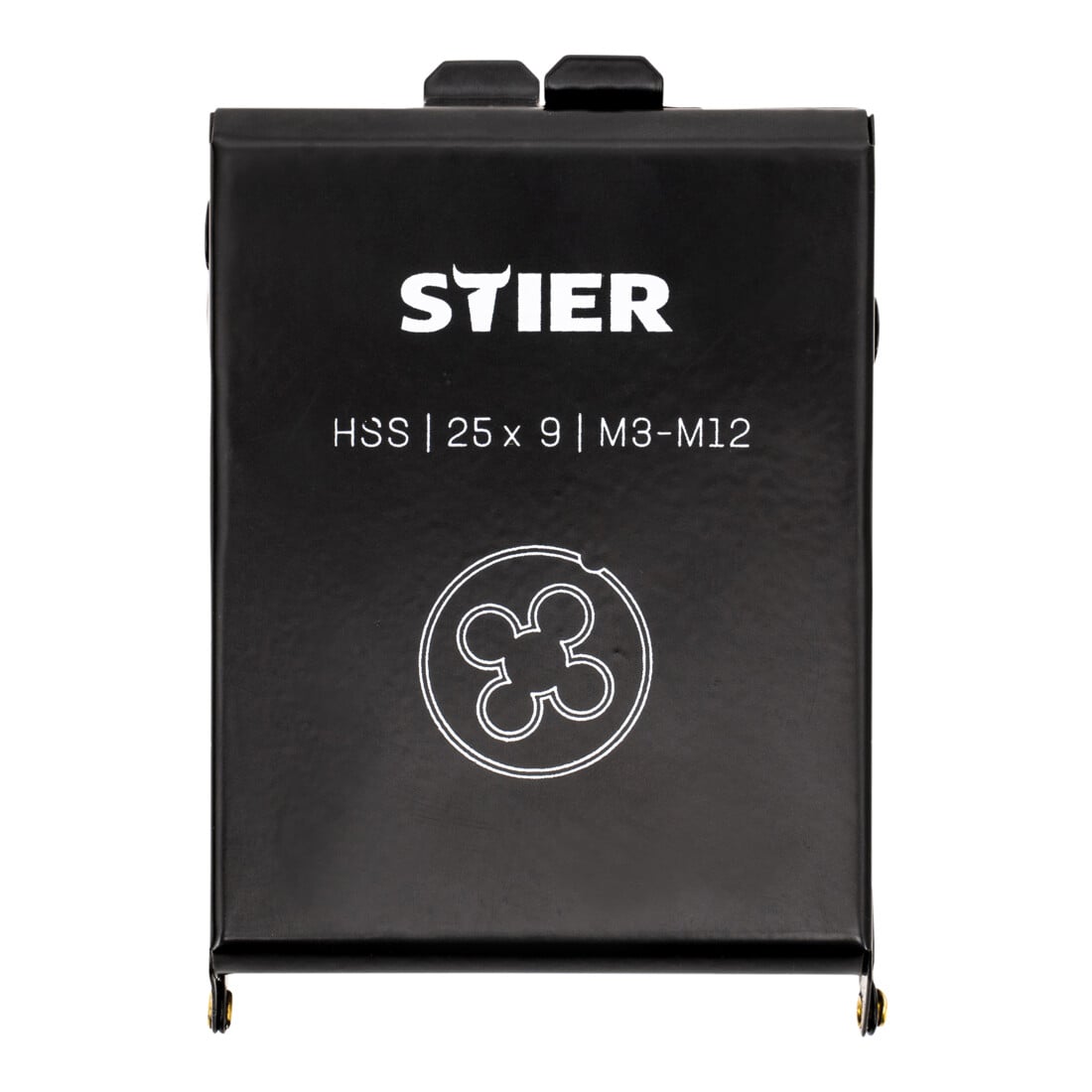 STIER Set di filiere HSS 25x9 M3-M12 8 pz.