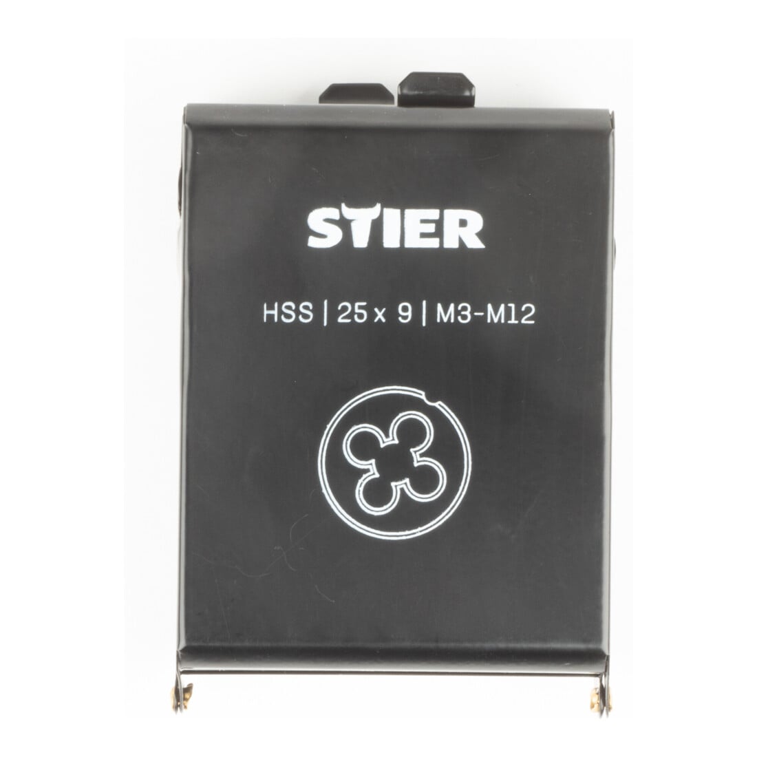 STIER Set di filiere HSS 25x9 M3-M12 8 pz.