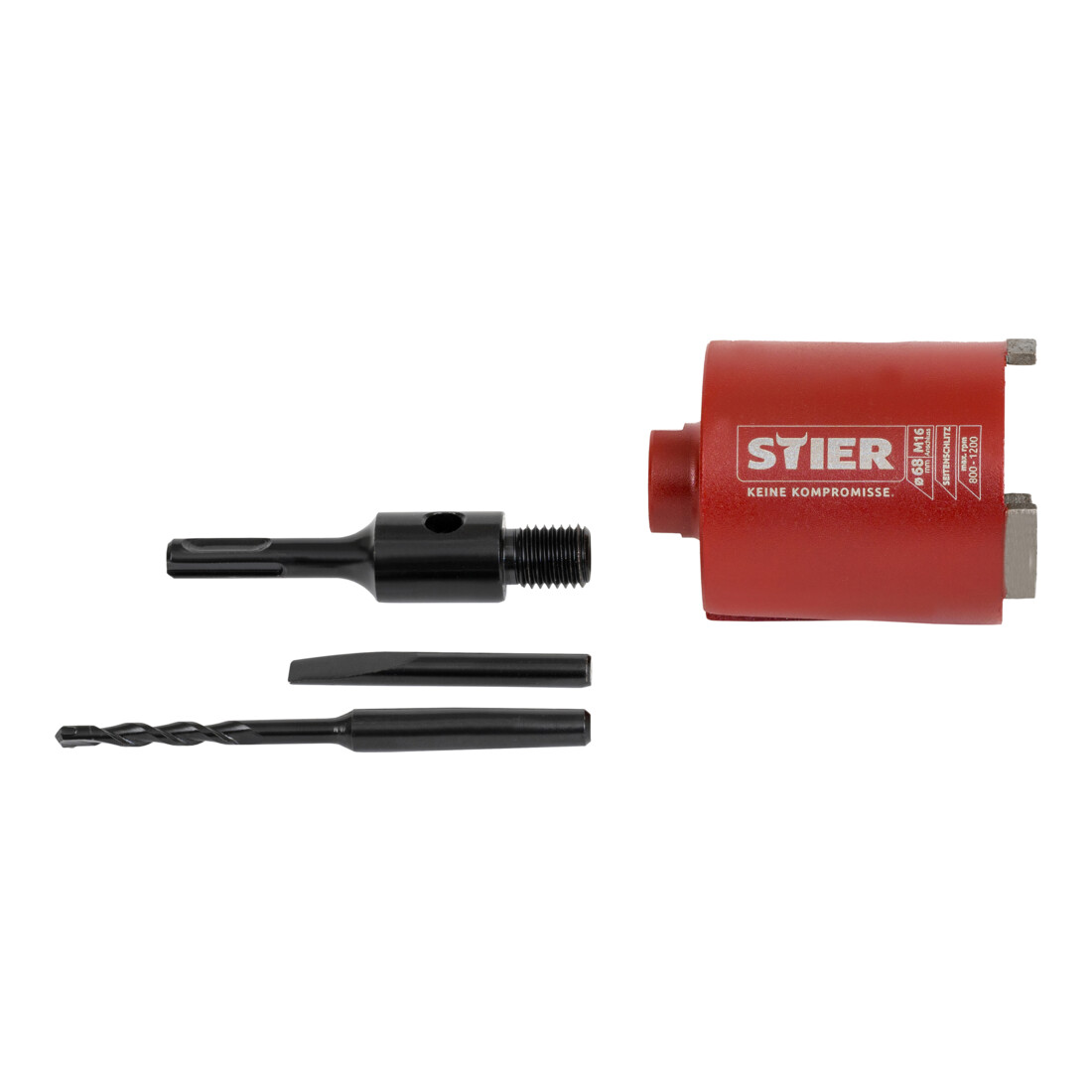 STIER Set di frese per smussare M16 SDS-plus