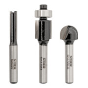 STIER Set di frese 3 pezzi 6 mm
