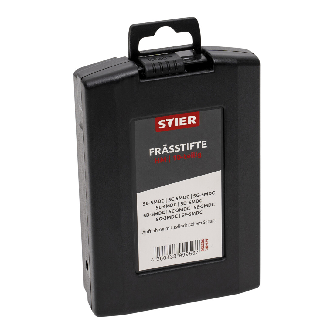 STIER Set di frese rotative, 10 pezzi