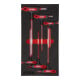 STIER Set di giraviti con impugnatura a T esagonali 3 - 10 mm 6 pezzi in inserto di espanso morbido (EVA)-1