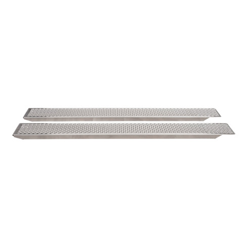 STIER Set di guide di carico in alluminio 400 kg 1950x200 mm