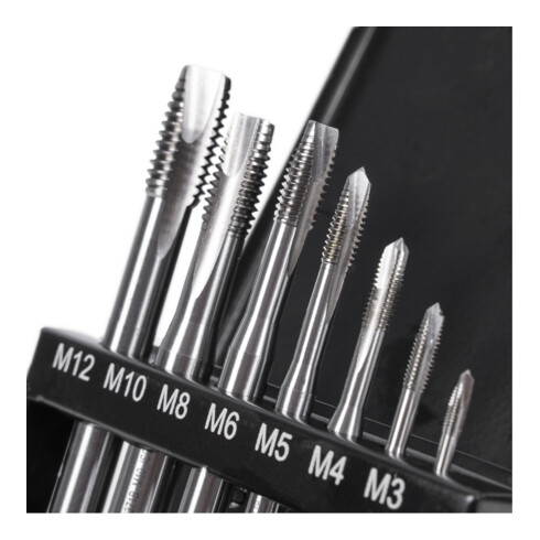 STIER Set di maschi a macchina e filettatori HSS-E Co8 M3-M12 forma B