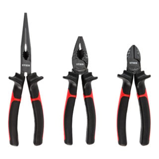 STIER Set di pinze montaggio 3 pezzi