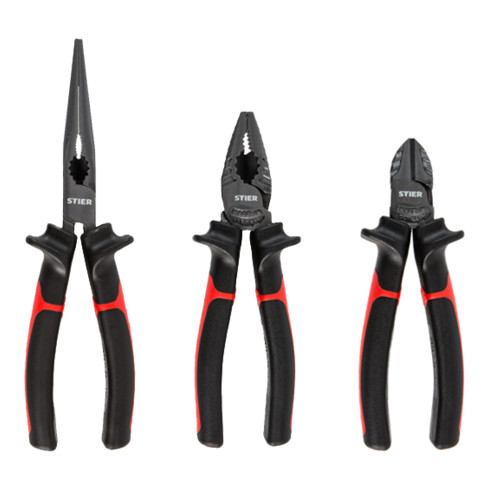 STIER Set di pinze montaggio 3 pezzi