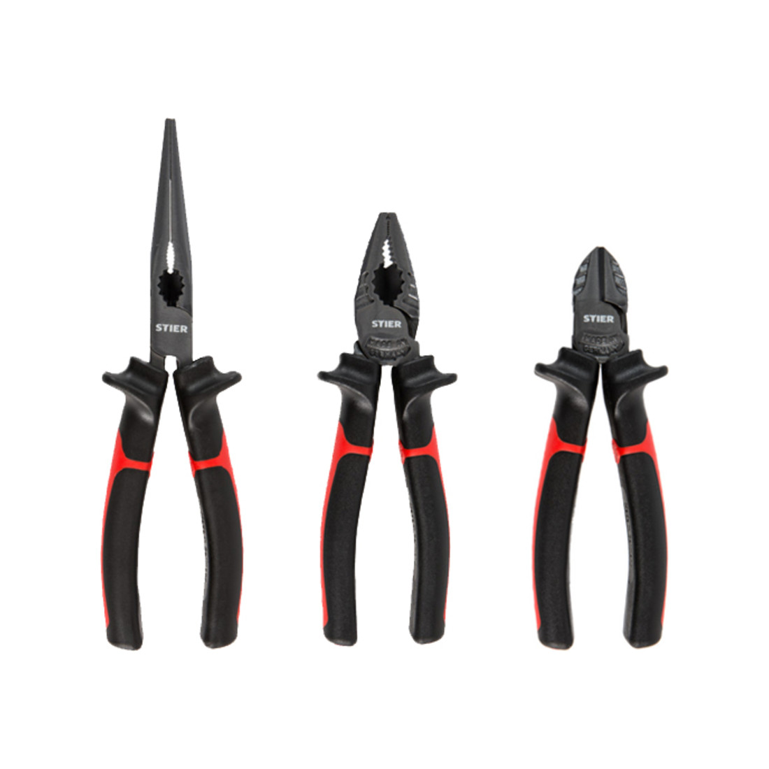 STIER Set di pinze montaggio 3 pezzi