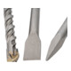 STIER Set di punte e scalpelli SDS-Max 7 pz. 400 mm / 500 mm-2