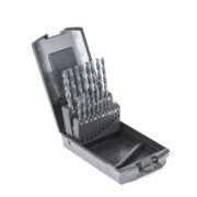 STIER Set di punte elicoidali HSS-G DIN 338 RN modello punta W, 19 pezzi (1-10 mm)-2