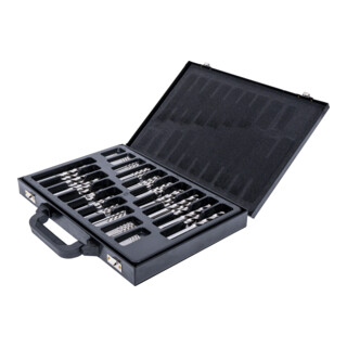 STIER Set di punte elicoidali Premium DIN 338 HSS-Co5 1-10 mm incremento di 0,5 mm 170 pezzi