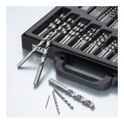 STIER Set di punte elicoidali Premium DIN 338 HSS-Co5 1-10 mm incremento di 0,5 mm 170 pezzi-4