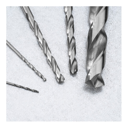 STIER Set di punte elicoidali Premium DIN 338 HSS-Co5 1-10 mm incremento di 0,5 mm 170 pezzi