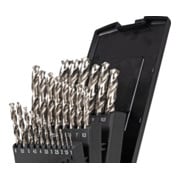 STIER Set di punte elicoidali Premium DIN 338 HSS-Co5 1-13 mm, 25 pezzi in cassetta-5